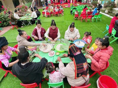 TRƯỜNG MẦM NON SỐ 1 NÀ NHẠN TỔ TRẢI NGHIỆM NGÀY TẾT BẢN EM CHO HỌC SINH